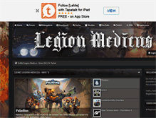 Tablet Screenshot of legion-medicus.de
